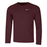 Dri-Fit UV Miler Camicia da corsa Uomini - vino rosso, 