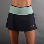 Abbigliamento Endless Endless Mile Gonna Donna-Nero,Verde