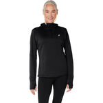 Abbigliamento ASICS ASICS Road Winter Camicia Da Corsa Donna-Nero