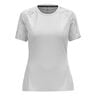 Essential Print Crew Neck Camicia Da Corsa Donna-Bianco