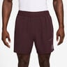 Court Dri-FIT Advantage 6in Pantaloncini Uomini - rosso scuro, bianco