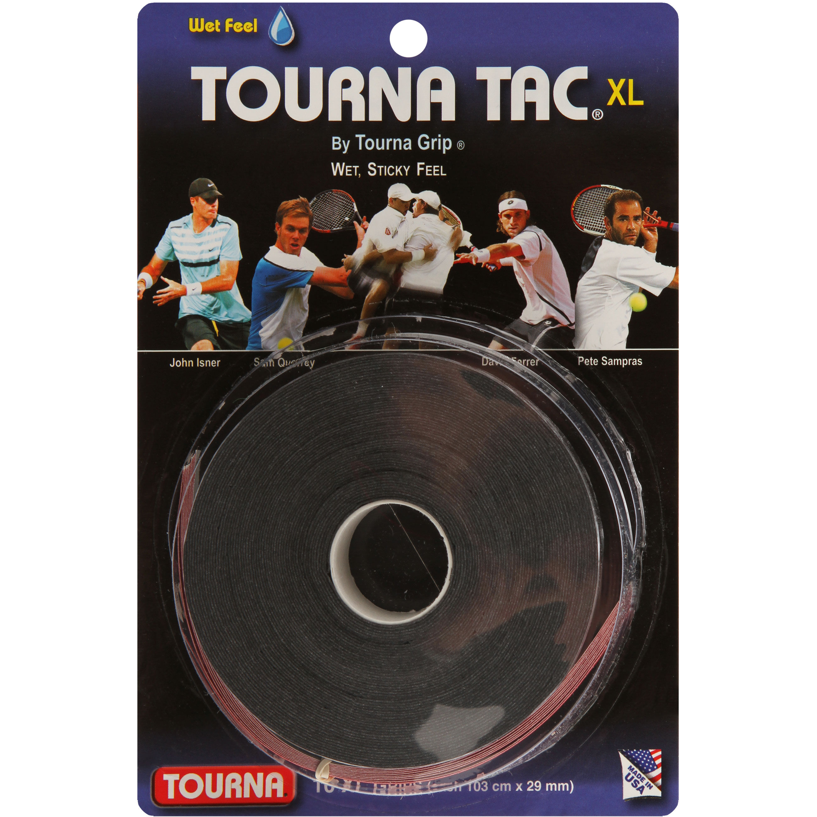 Buy Tourna Tac Confezione Da 10 Nero online Tennis Point IT