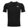 Heatgear Armour Comp Maglietta Uomini-Nero,Bianco