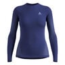 Performance WarmCrew Manica lunga Donna-blu