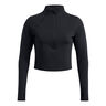 Launch Elite Half Zip Camicia Da Corsa Donna-Nero