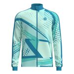 Abbigliamento Da Tennis BIDI BADU Good Vibes Printed Jacket - petrol/ mint