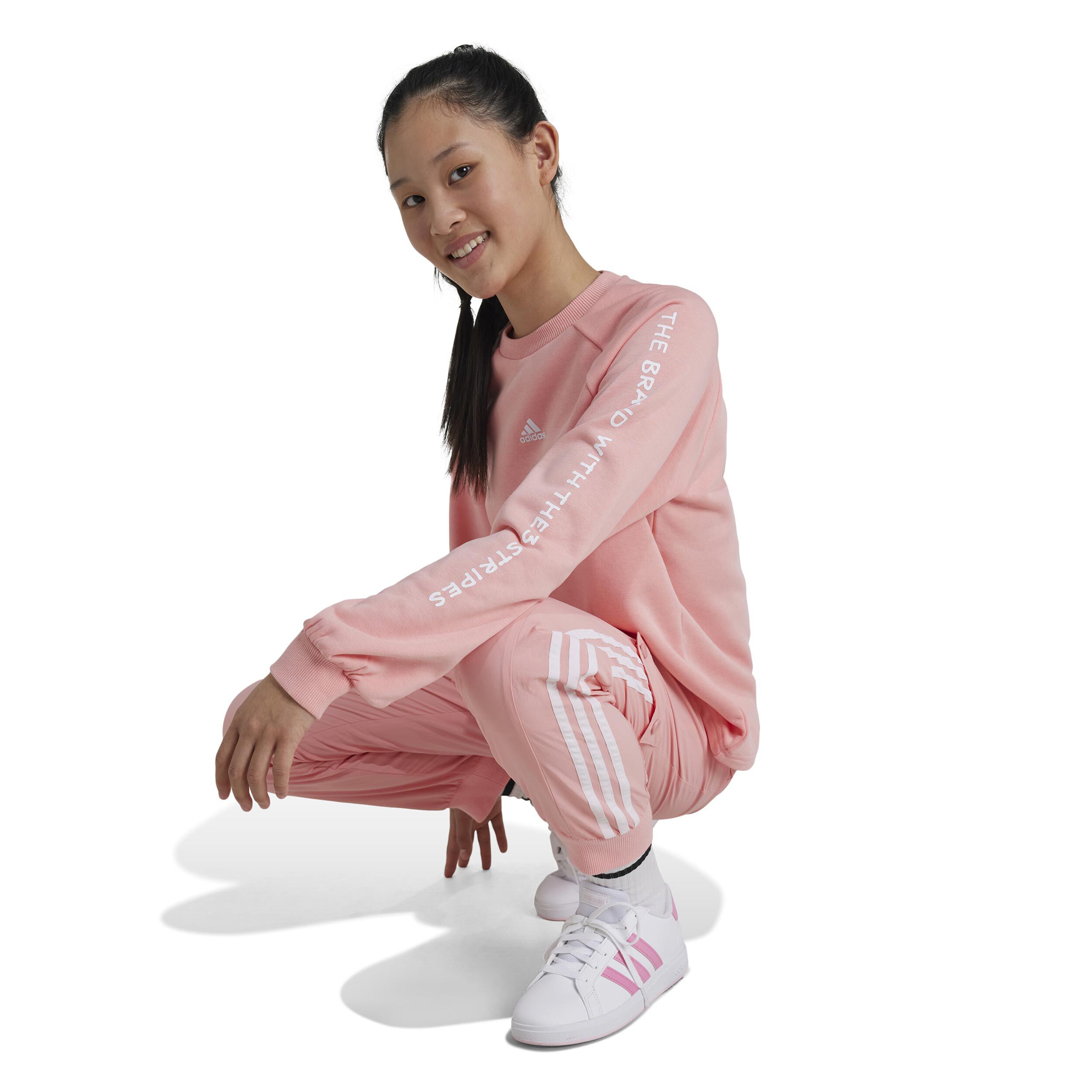 Felpa adidas rosa bambina sale