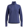 Essential Thermal Midlayer 1/2 Zip Camicia Da Corsa Donna-Blu