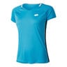 Squadra II PL Maglietta Donna-Turchese,Bianco