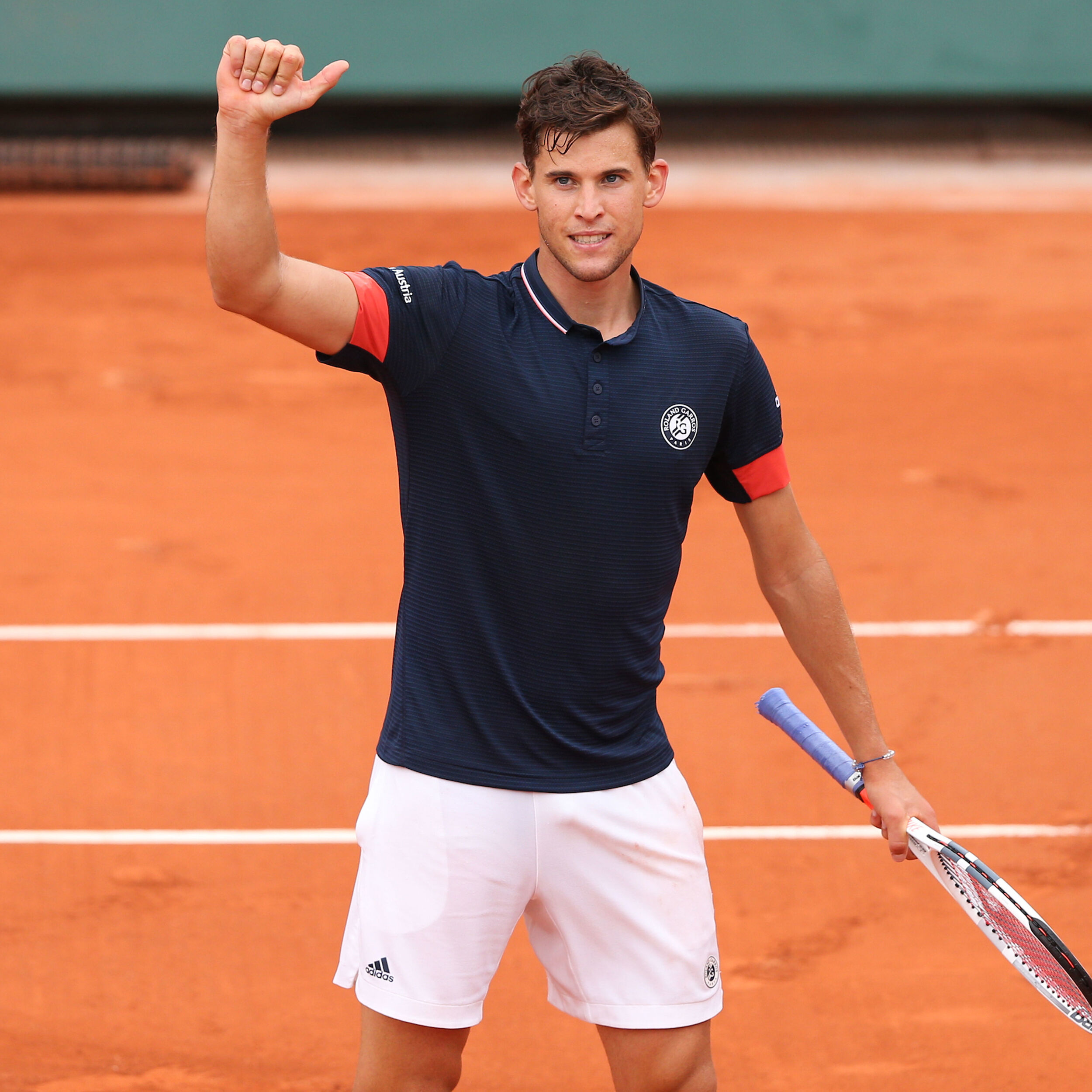 Roland Garros Pantaloncini Uomini Bianco Blu Scuro