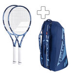 Confezione Di Racchette Babolat 2x Pure Drive Team Plus Schlägertasche