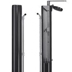 Strumenti per campi da tennis Tegra Tegra ASS Paletti Di Sostegno Rete Da Tennis 83mm Rotondo,Alluminio-Verde Scuro