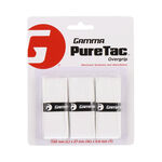 Overgrip Gamma Gamma Pure Tac Confezione Da 3-Bianco