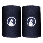 Abbigliamento da tennis Quiet Please Quiet Please Long Polsino Anti Sudore Confezione Da 2-Blu Scuro