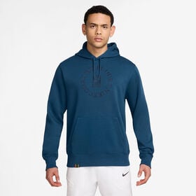 Immagine di Court Dri-Fit Heritage Felpa Con Cappuccio Uomini-Grigio-blu