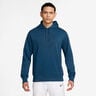 Court Dri-Fit Heritage Felpa Con Cappuccio Uomini-Grigio-blu