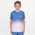 Abbigliamento BIDI BADU BIDI BADU Crew Gradiant Maglietta Ragazzi-Blu,Bianco