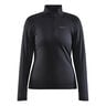 Core Gain Midlayer Camicia Da Corsa Donna-Nero