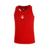 Racerback Canottiera Ragazze-Rosso,Bianco