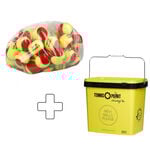 Palline Da Tennis Tennis-Point Stage 3 60er Polybag plus Balleimer eckig