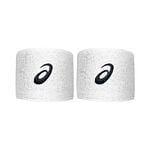 Abbigliamento da tennis ASICS ASICS Wrist Band Pair Polsino anti sudore - Confezione da 2 Unisex-bianco