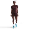 Dri-Fit One Mid Rise 2in1 3in Pantaloncini Donna - rosso scuro, argento