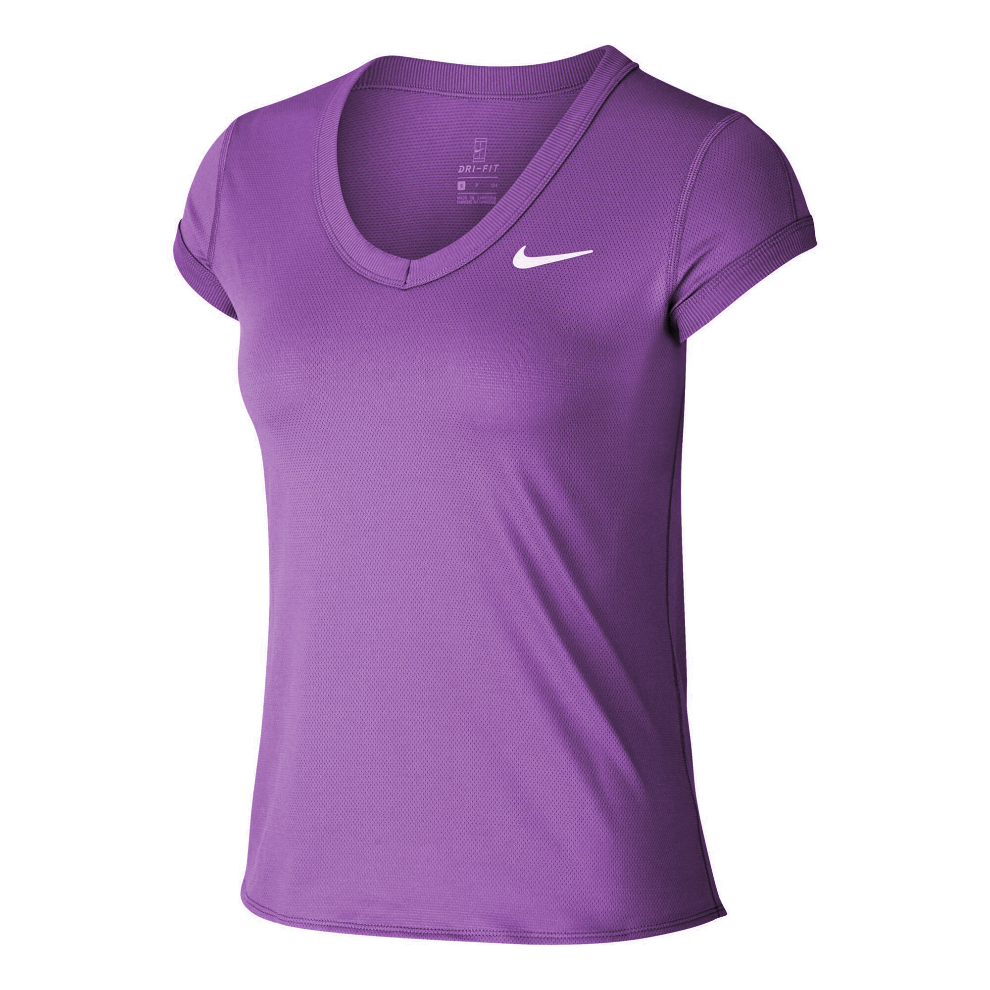 Nike Court Dry Maglietta Donna - Viola, Bianco compra online | Tennis-Point