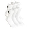 Crew Sportswear Ankle Calzini Sportivi Confezione Da 6-Bianco,Nero