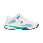 Scarpe da tennis Quiet Please Quiet Please Match Velcro Clay Scarpa per terra rossa Bambini-bianco, blu
