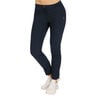 Lilly Pantalone Da Allenamento Donna-Blu Scuro,Argento
