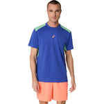 Abbigliamento ASICS ASICS Court Maglietta Uomini-Blu