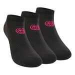 Abbigliamento BIDI BADU BIDI BADU Leana No Show Tech Calzini Sportivi Confezione Da 3 Donna-Nero,Rosa
