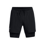 Abbigliamento Under Armour Under Armour Launch 5 Inch 2-in-1 Pantaloncini Da Corsa Uomini-Nero
