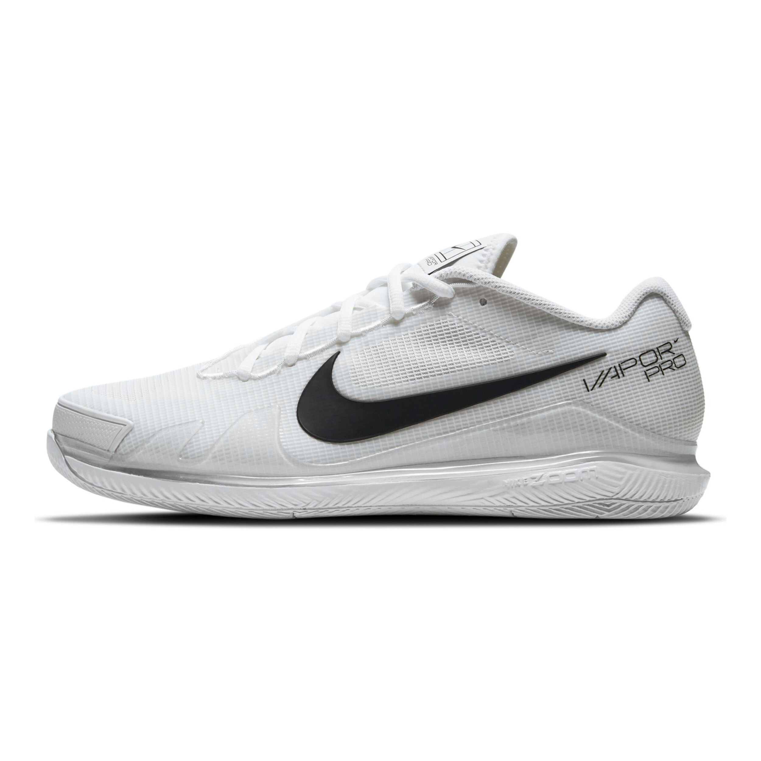 Air Zoom Vapor Pro Scarpa Per Tutte Le Superfici Uomini Bianco Nero
