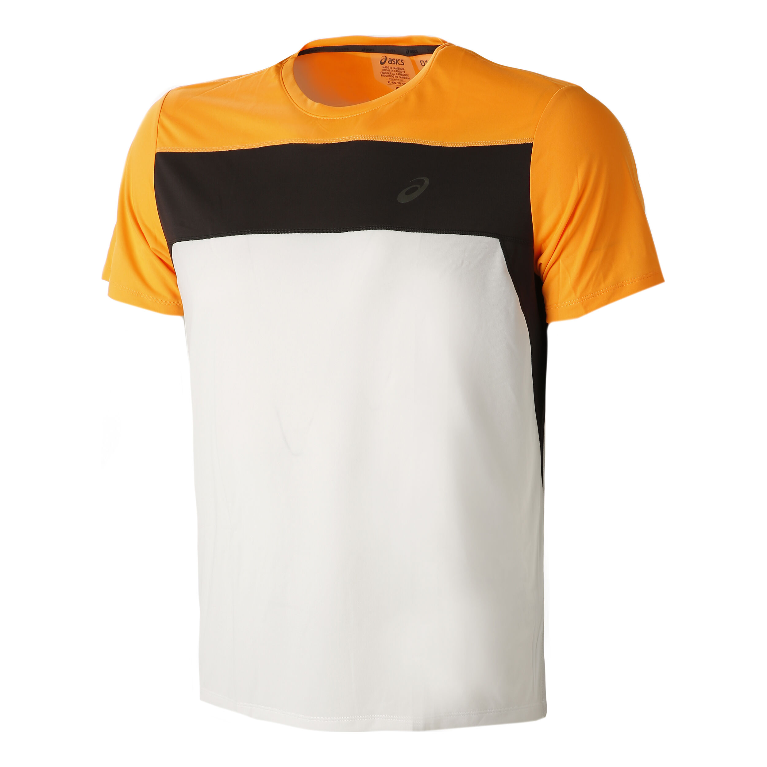 Buy ASICS Race Maglietta Uomini Bianco Arancione online Tennis Point IT