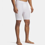 Abbigliamento Under Armour Under Armour Elite Long Pantaloncini Uomini-bianco