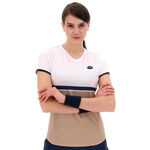 Abbigliamento Lotto Lotto Tech V Maglietta Donna-Beige