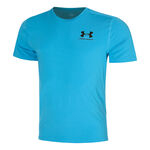 Abbigliamento Da Tennis Under Armour Ua Heatgear Fitted Ss-Wht