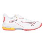 Scarpe da tennis Mizuno Mizuno Wave Exceed Tour 6 Scarpa Per Tutte Le Superfici Donna-Bianco,Corallo