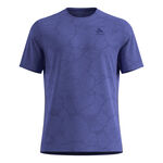 Abbigliamento Odlo Odlo Zeroweight Engineered Chill-Tec Camicia Da Corsa Uomini-Blu