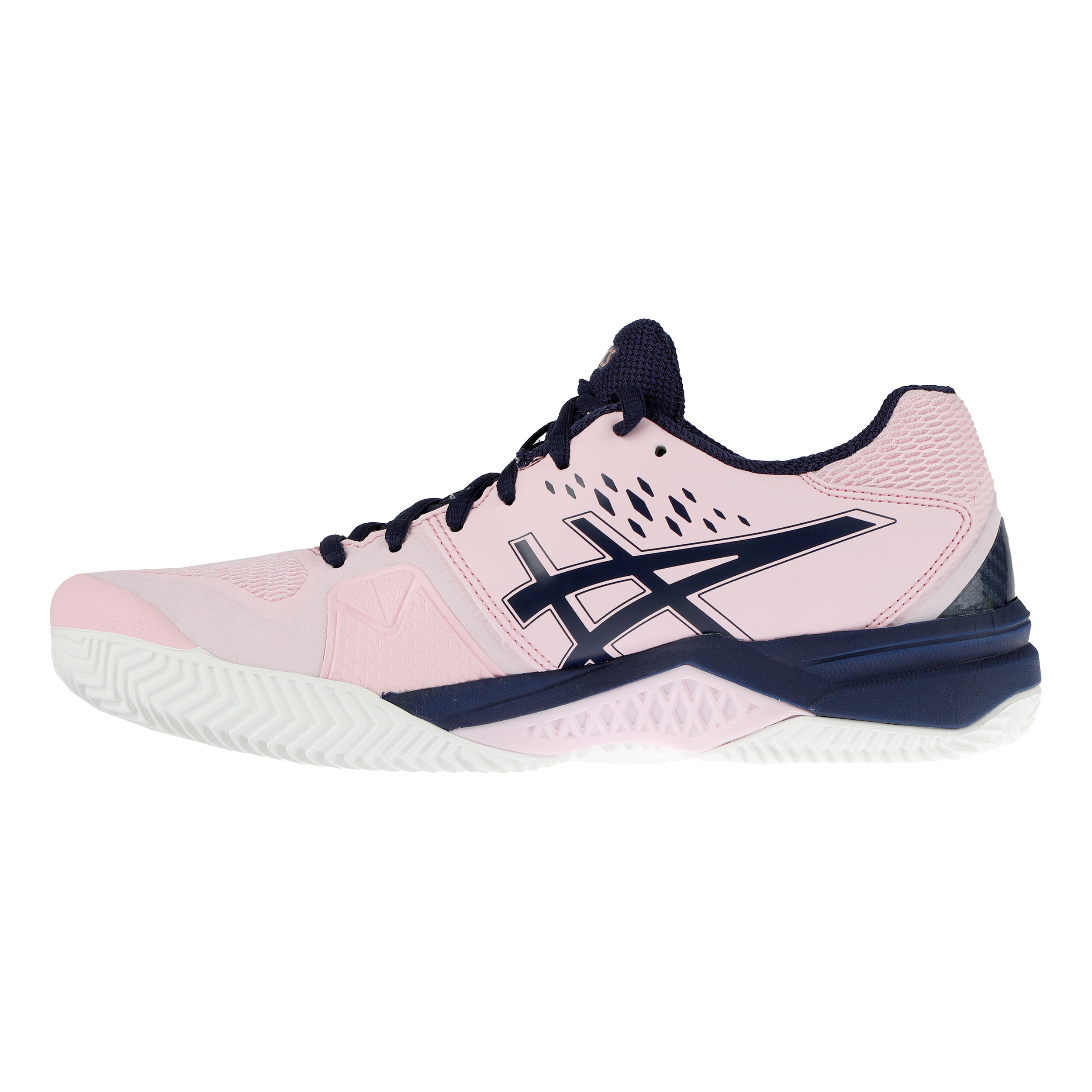 Gel Challenger 12 Clay Scarpa Per Terra Rossa Donna Rosa Blu Scuro