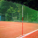 Strumenti per campi da tennis Tegra Tegra 40 X 2,50 M Rete Separatrice Per I Campi Da Tennis-Nero