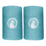 Abbigliamento da tennis Quiet Please Quiet Please Long Polsino Anti Sudore Confezione Da 2-Blu Chiaro