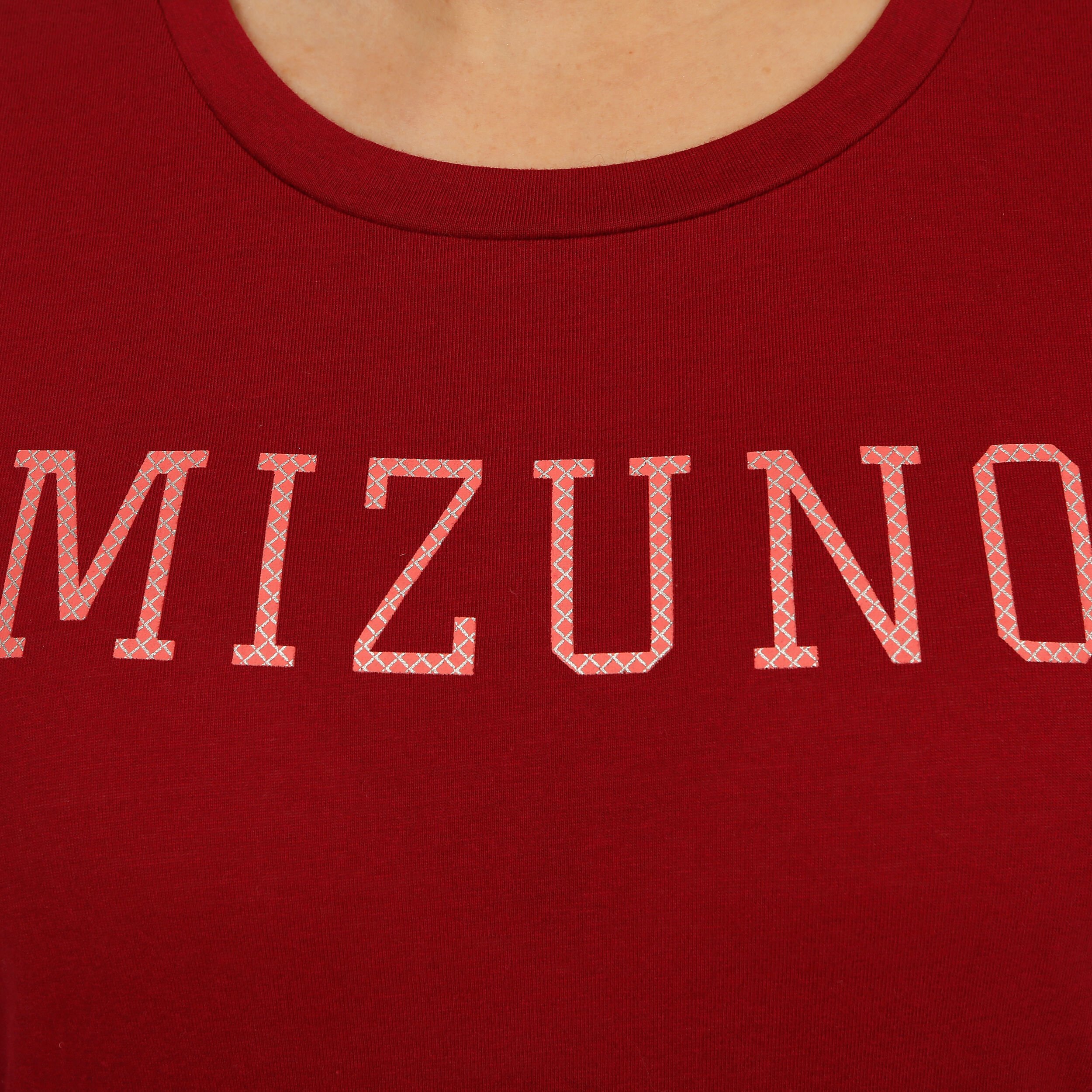 magliette mizuno donna rosso