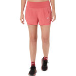 Abbigliamento ASICS ASICS Road 2in1 3.5in Pantaloncini da corsa Donna-rosa, rosa