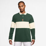 Abbigliamento Nike Nike Court Heritage Polo Uomini - verde scuro, 
