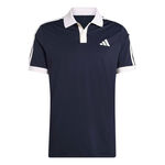 Abbigliamento da tennis adidas adidas Classics Polo Polo Uomini - blu scuro, beige