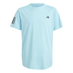Abbigliamento adidas adidas Club 3 Stripes Maglietta Ragazzi - turchese, 