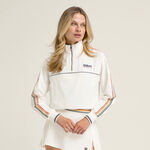 Abbigliamento Wilson Wilson Davenport Woven Popover Felpa Donna - crema, 