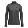 Tech 1/2 Zip Manica Lunga Donna-Grigio